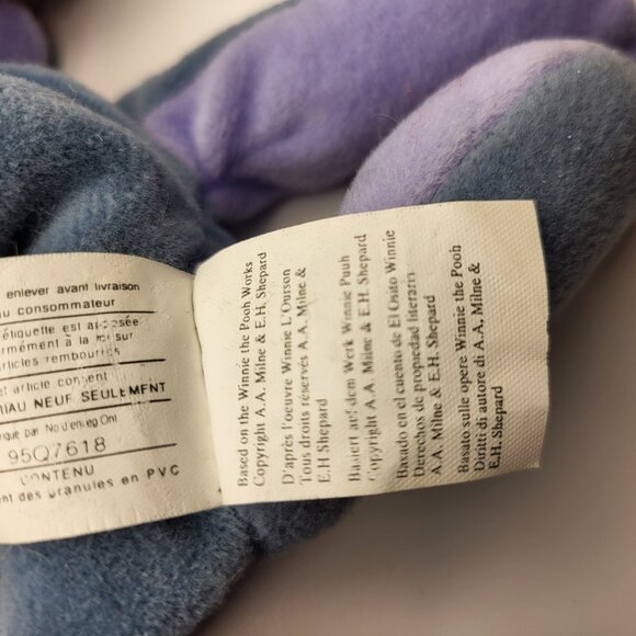 Vintage Walt Disney Company Eeyore Stuffed Plush 9" Donkey Beanie - Picture 15 of 16